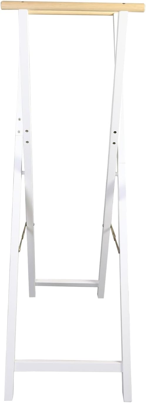 Casual Home Solid Wood Folding Clothing Garment Laundry Drying Rack, 20.5" W x 23" D x 60" H