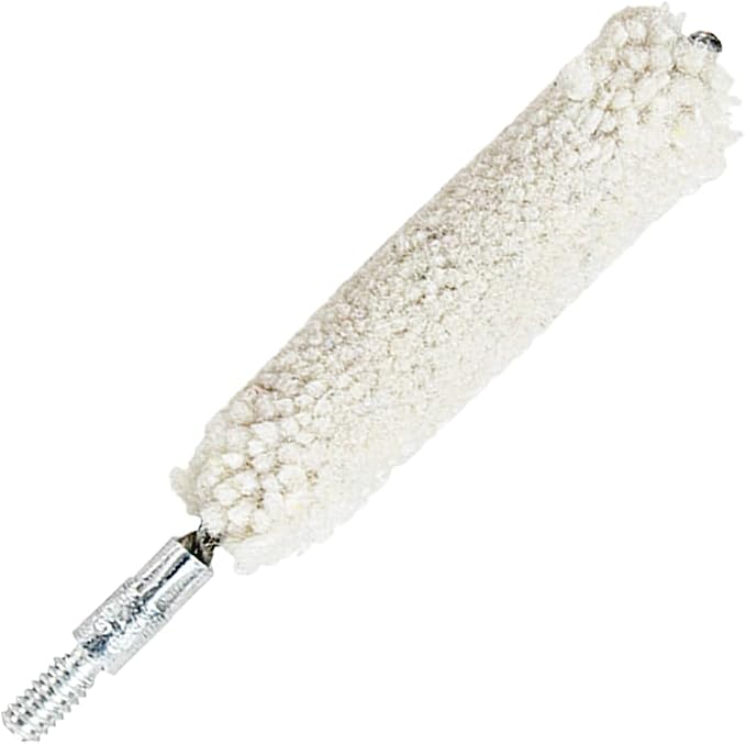 KleenBore Cotton Bore Mops: Gun Cleaning Mop Accessories for Rifle, Handgun & Shotgun Bore Cleaning with Standard Threaded Bases for Firearm Maintenance