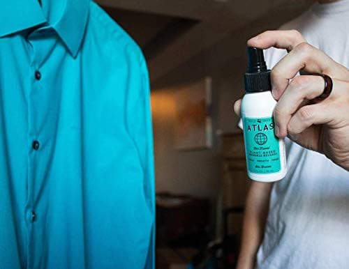 Cold Iron Wrinkle Release Spray for Clothes. Atlas Travel Size 3 fl oz/89 ml. Fragrance Free. Fast, Easy to Use Ironing Alternative. Spray, Smooth, Hang. Award Winning for People on The Go