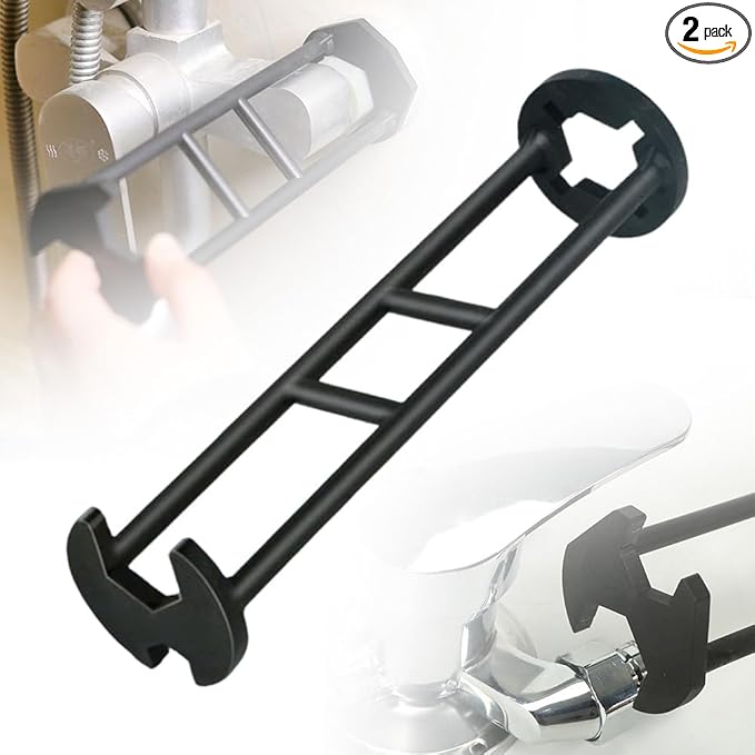 Eadwe Multifunctional Sink Wrench, 2026 Upgraded Sink Wrench Faucet Plumbing Tool, Basin Wrench Under Sink Faucet Wrench Tight Spaces Tools for Kitchen and Bathroom (A)