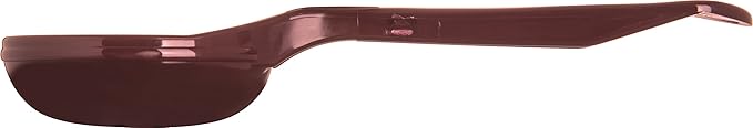 Carlisle FoodService Products 496101 Perforated Short Handle Portion Control Spoon, 1.5 oz, Reddish Brown (Pack of 2)