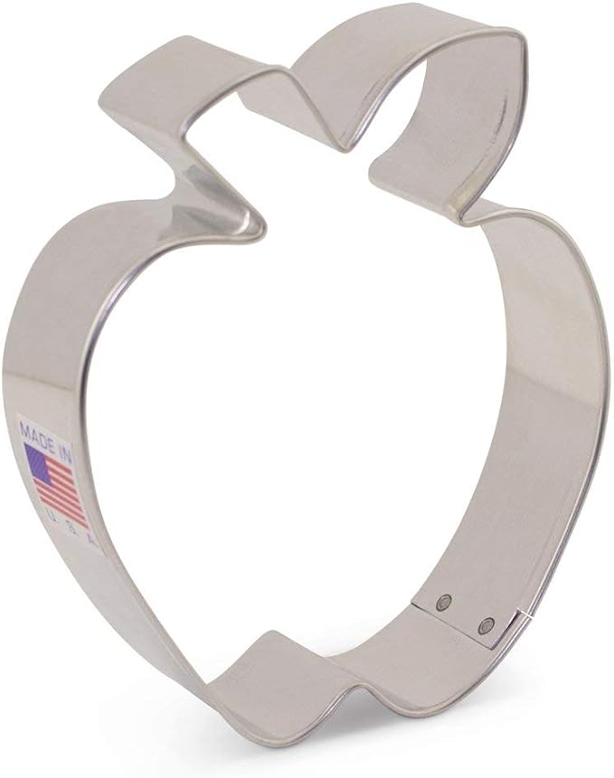 Ann Clark Apple Cookie Cutter, 3-1/2” Made in USA