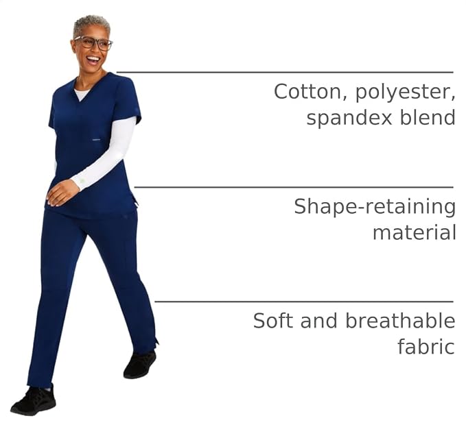 Healing Hands Underscrub Long Sleeve Women Knits Scrub Tops | Soft Cotton Blend Knit, Breathable Stretch Comfort, Machine Wash, Easy Care Fabric, Ideal For Layering Under Scrubs