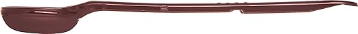 Carlisle FoodService Products 395801 Solid Long Handle Portion Control Spoon, 1.5 oz, Reddish Brown