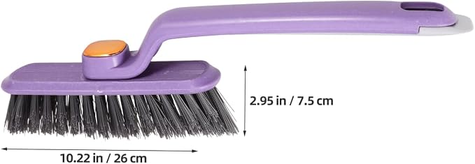 Wakauto Rotating Crevice Brush Groove Cleaning Brush for Window Track Cleaning Tools Gap Cleaning for Kitchen Sink Gas Stove Countertop Bathroom Crevices 10.23 X 2.95 X 1.18 in