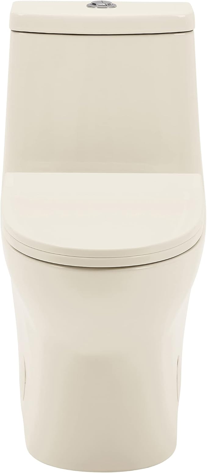 Ivy One Piece Toilet Dual Vortex Flush 1.1/1.6 gpf in Bisque