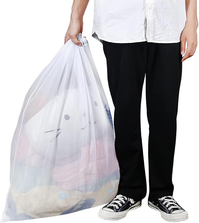 Tenn Well 2Pk 43x35" Extra Large Mesh Laundry Bags Jumbo for Blankets | Mesh bags for delicates, coats, blankets, bedding, toys, pet items, washing machine safe