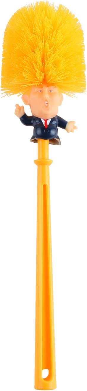 Funny Toilet Brush,Prank Toilet Brush Cleaner, Funny Toilet Scubber,Make Toilet Great Again, Commander in Crap (Hands up Toilet Brush#1)