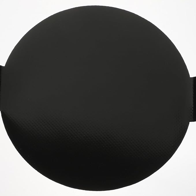 2pcs Black Silicone Bread Sling Baking Mats Heat Resistant Nonstick Small round Baking Pads for Oven Sourdough and Bread