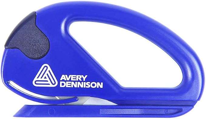 Avery Dennison Snitty Knife in Blue - Car Wrap Safety Cutting Tool for Craft Vinyl, Protection Films, Decorative Stickers Applications