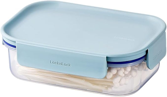 LocknLock Classic-Plus Plastic Food Storage Container | Airtight Plastic Food Storage Containers with Lids | BPA Free Stackable Food Storage for Meal Prep, Leakproof, Freezer & Dishwasher Safe, 910ml