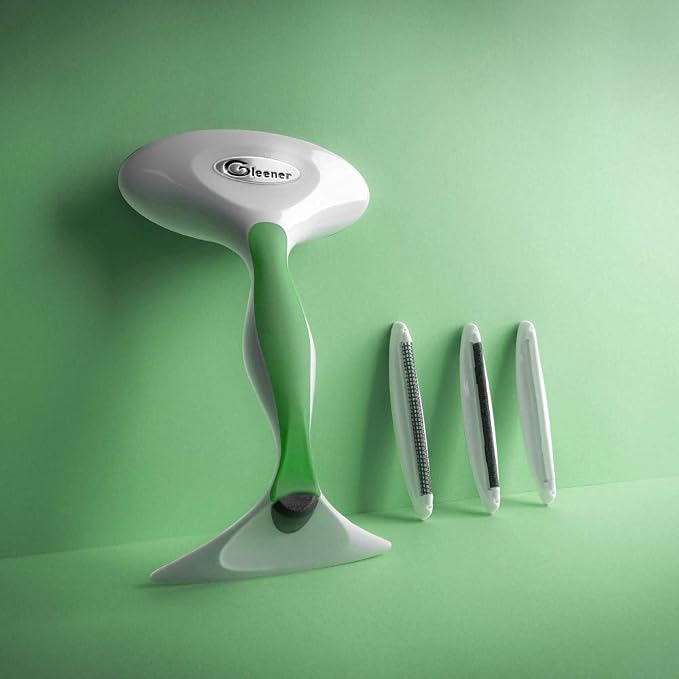 Fabric Shaver & Lint Remover |Battery-Free 4-in-1 Depiller with 3 Fabric-Safe Edges for Clothes & Upholstery (I Dream of Greenie)