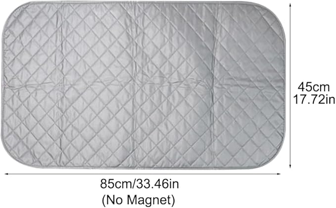 Portable Ironing Mat Blanket for Table Top, Iron Board Alternative Cover Foldable Ironing Board Replacement Quilted Washer Dryer Heat Resistant Pad (No Magnet,Color:85x45cm)