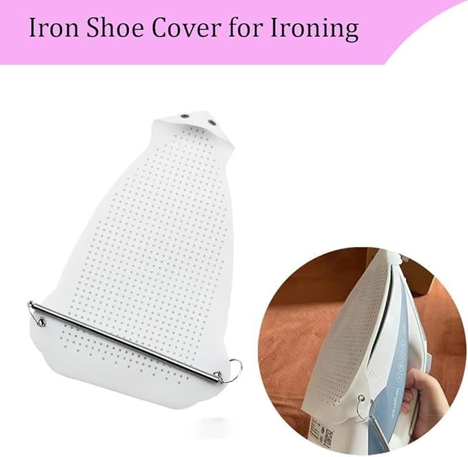 2025 Universal Iron Protective Cover Shield, Iron Protector for Ironing - Prevents Burn Sticking, Irons Covers to Improve Ironing Results, for Protect Fabrics Sewing Machine Parts (1PC, 0.5MM)