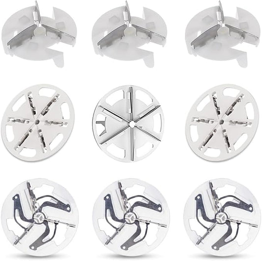 9 Pack Fabric Shaver Blades Replacement Electric Lint Remover Blade Parts for Rechargeable Sweater Defuzzer Battery Operated Pill Fuzz Remover Portable Lint Shaver Fabric Remover