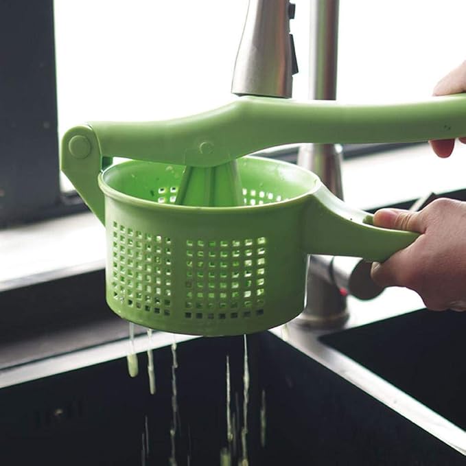 DesirePath Salad Spinner Large Fruits and Vegetables Dryer Squeezer Quick Dry Design BPA Free Dry off and Drain Lettuce and Vegetable Kitchen Food Strainer for Dumpling Filling Filter