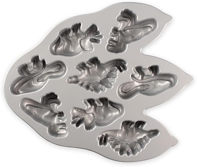 Nordic Ware Dinosaur Cakelet, 3 Cups, Toffee