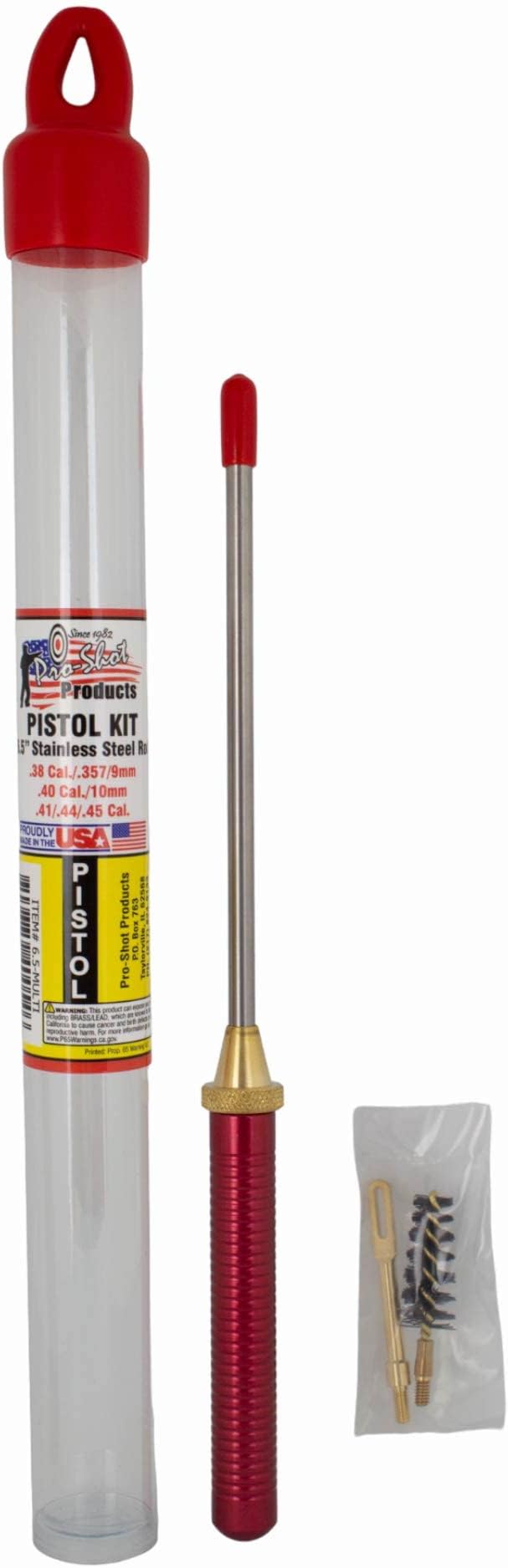 Pro-Shot Products8 Coated Pistol Kit for .357 Cal./.38 Cal./9mm - .40 Cal./10mm - .45 Cal.