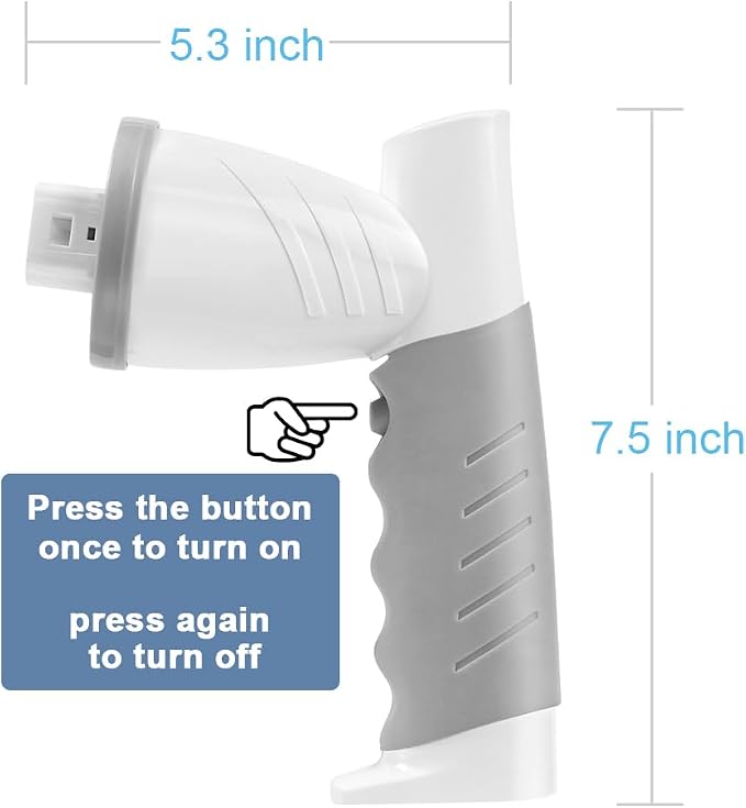 Electric Spin Scrubber, Bathroom Shower Electric Scrubber for Cleaning Tub/Tile/Floor/Sink/Window, Power Cleaning Brush Rechargeable Cordless with 4 Replaceable Cleaner Brush Heads