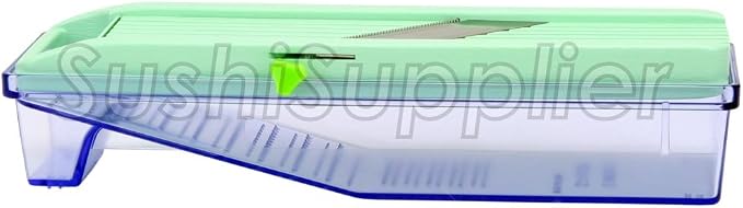 Benriner Mandoline Slicer with Collection Tray and 4 Blades, Japanese Stainless Steel, BPA Free