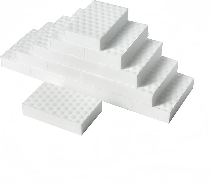 Magic Sponges Eraser,20PCS Melamine Sponge Bulk,2X Density,Extra Long-Lasting Eraser Cleaner for Bathtub, Floor, Baseboard, Bathroom, Wall,Kitchen,Furniture (20PCS (2X Density) | Extra Long-lasting Eraser,Just add Water,Cleaner for Bathtub, Floor, Base...