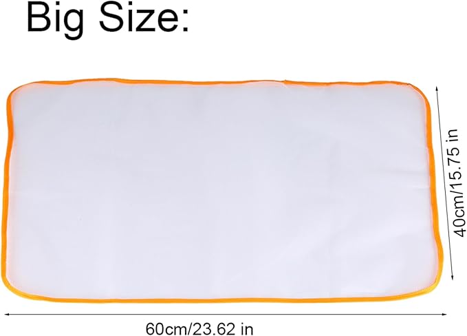 GOTOTOP Pressing Cloth Cotton Ironing Sheet Ironing Heat Insulation Pad, 2 Pack Heat Ironing Sewing Tools Cloth Protective Insulation Pad 40 x 60cm