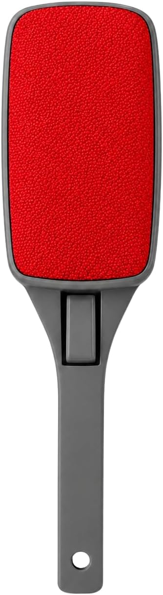 Reusable Lint Brush for Clothes, Double Sided Pet Hair Remover Brush with Swivel Head, Fabric Lint Remover for Couch, Furniture, Bedding and Upholstery