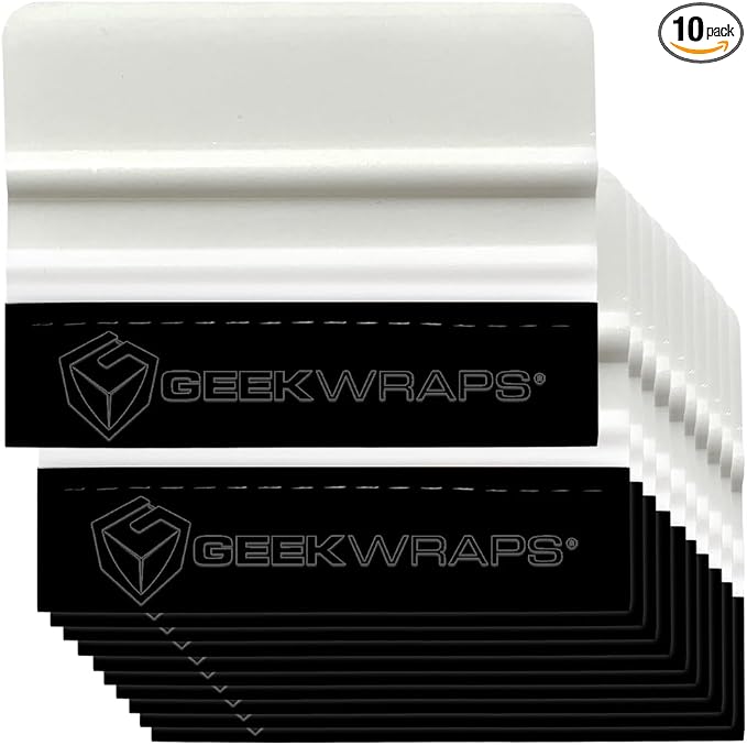 4 Inch Soft Edge Car Wrap Vinyl Applicator Squeegee 10 Pack
