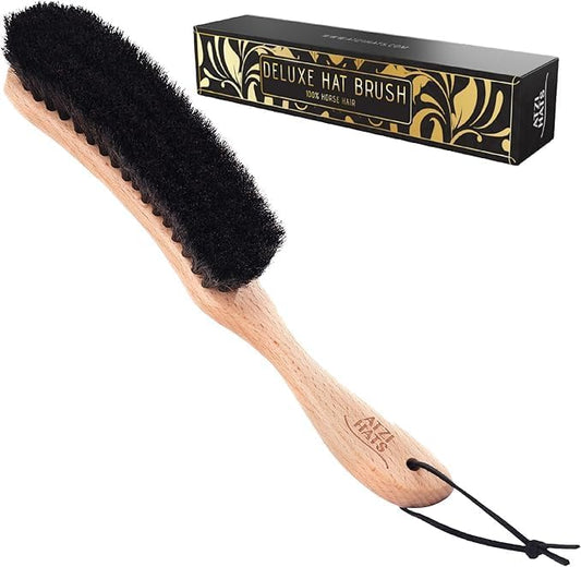 Hat Brush Clothes Brush for Suits Lint Brush Felt Cowboy Hat Cleaner Suit Brush Laundress Lint Roller Wool Cashmere Velvet Furniture Pet Hair Cleaning Kit 100% Horsehair Bristle - 10 Pack