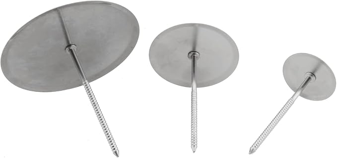 6PCS Food Grade Stainless Steel Cake Flower Decorating Tool Cupcake Icing Cream Decorating Tool Cake Flower Nail Reusable Stainless Steel Baking Heating Core Cake Flower Needles Lifters
