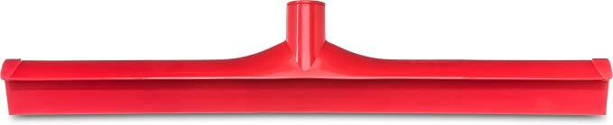 SPARTA 3656705 Plastic Floor Squeegee, Shower Squeegee, Heavy Duty Squeegee With Rubber Blade For Windows, Glass, Shower Doors, Floors, Windshields, 20 Inches, Red