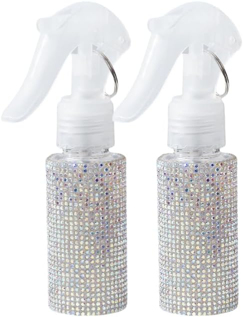 60ml Empty Spray Bottles, Continuous Spray Bottle for Hair, Spray Water Bottle Fine Mist Refillable, Skin Care, Showering Pets, Plants, Travel, Ironing and Cleaning -AB