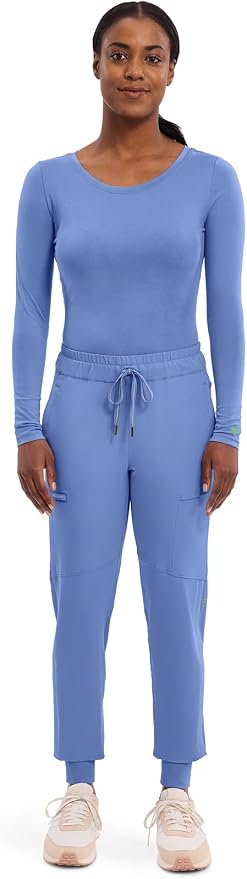 Healing Hands Underscrub Long Sleeve Women Knits Scrub Tops | Soft Cotton Blend Knit, Breathable Stretch Comfort, Machine Wash, Easy Care Fabric, Ideal For Layering Under Scrubs