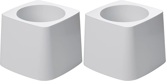 Rubbermaid Commercial Products Toilet Bowl Brush Holder, 5-Inch, White, For Bathroom/Restroom Storage (Pack of 2)