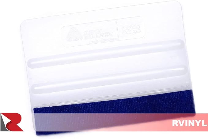 Avery Dennison Stiff Felt Squeegee in White - Vehicle Wrap Tools for Car Vinyl, Craft Films, Window Tinting and Decals Installation