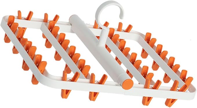 Collapsible Clothes Airer Socks, Foldable Sock Dryer, Sock Hanger, Washing Line, Hook, Clothes Airer, Portable Clip Hanger Socks