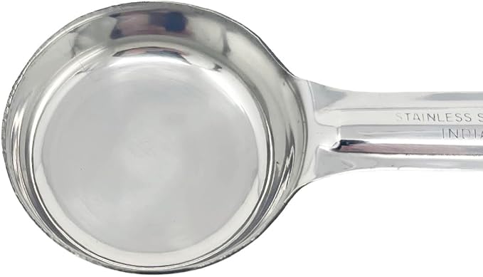Generic 2 Pack - 2 oz. Portion Control Scoops, Spoodles - Red Handle Food Serving Spoon, Small, Silver, MCP02