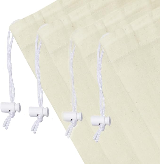 COTTON CRAFT Extra Large Laundry Bags - 4 Pack Washable Utility Bag - 28x36 | Heavy Duty Durable Cotton Canvas Drawstring Closure Laundry Bag - Dorm Basket Hamper Liner Toys Clothes Organizer Sack