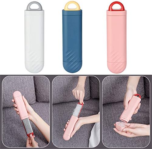 Arinda Perfect Fur Cleaner Reusable Lint Remover Garment Brush Pet Hair Remover for Home Travel Portable