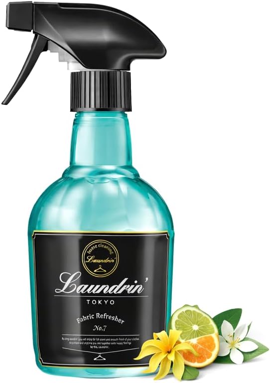 Laundrin Fabric Refresher Spray - No. 7, 300ml Odor Eliminator | Pet odor eliminator for home, room essentials fabric spray for mattress, curtain, sofa, carpet, furniture & bedding