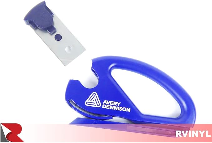 Avery Dennison Snitty Knife in Blue - Car Wrap Safety Cutting Tool for Craft Vinyl, Protection Films, Decorative Stickers Applications