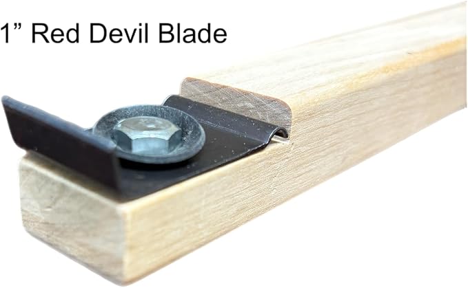 Tru-Lamb Floor Scrapers, 5 Pack, Paint, Stain & Varnish Removal Tools with Red Devil Blades, Professional Scrapers for Surface Prep and Finish Removal (5 Pack, 11" x 1")