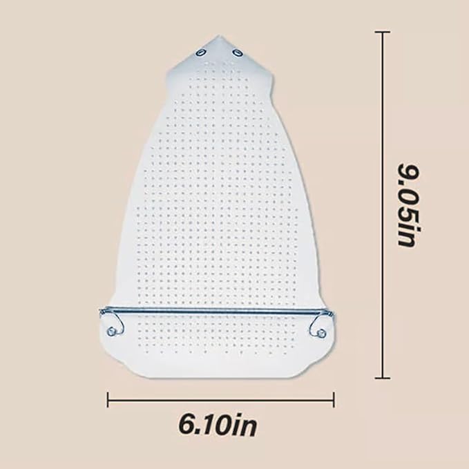 2025 Universal Iron Protective Cover Shield, Iron Protector for Ironing - Prevents Burn Sticking, Irons Covers to Improve Ironing Results, for Protect Fabrics Sewing Machine Parts (2PCS, 0.5MM)