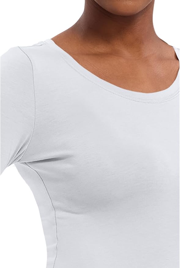 Healing Hands Underscrub Long Sleeve Women Knits Scrub Tops | Soft Cotton Blend Knit, Breathable Stretch Comfort, Machine Wash, Easy Care Fabric, Ideal For Layering Under Scrubs