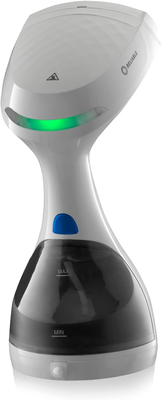 Reliable Dash Portable Garment Steamer, Continuous Steam, 30 sec Heat Up | Handheld Steamer, Fabric Brush, Light Weight, 1500W, Continuous Steam, Auto-shut off, Clothes Wrinkle Removal, White