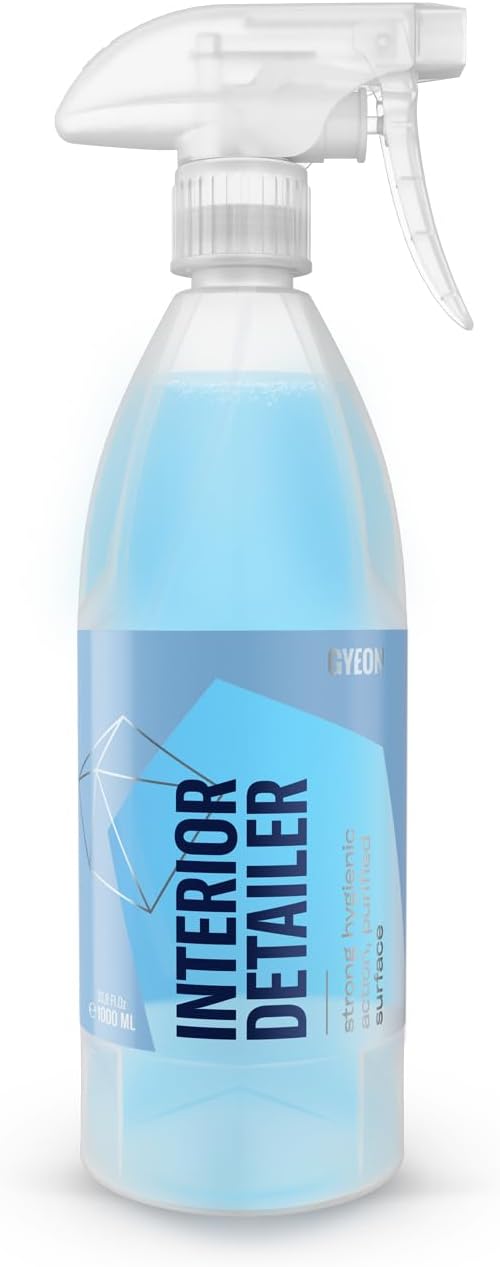 Gyeon Interior Detailer Streak Free Satin All-Surface Interior Cleaner | All-surface interior cleaner for leather, plastic, vinyl, fabric, and screens — matte finish with no shine or residue 1000ml