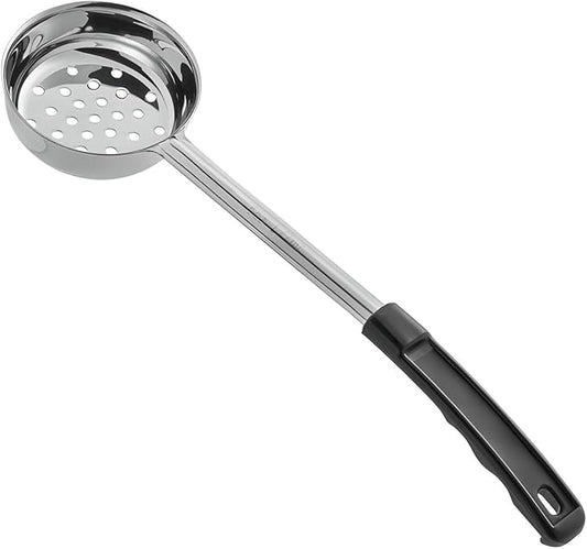 OCS Parts 2-Pack 6 Ounce Perforated and Solid Portion Spoons | Stainless Steel Dishwasher Safe Kitchen Multipurpose Portion and Serving Spoons