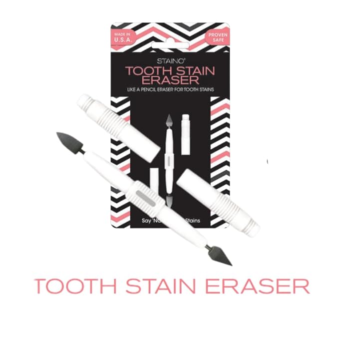 Staino Tooth Stain Eraser Dental Tool – 2 Erasers/Unit