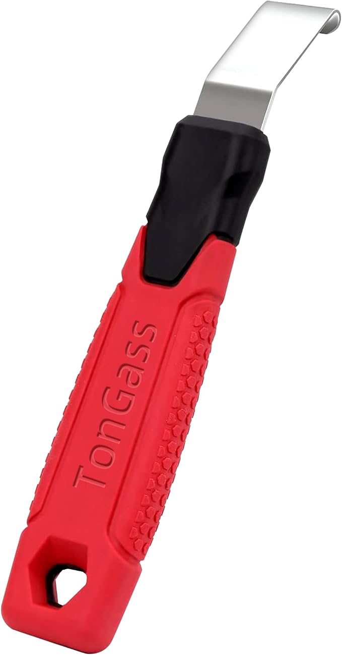 TonGass Vinyl Siding Removal Tool with Extra Long Non-Slip Grip Handle | Steel Blade Vinyl Installation and Removal Tool, The Ultimate Vinyl Siding Zip Tool, Avoid Damaging Vinyl Siding Tool