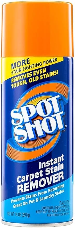 Spot Shot Professional Instant Carpet Stain Remover No-Scrub Aerosol, 14 oz